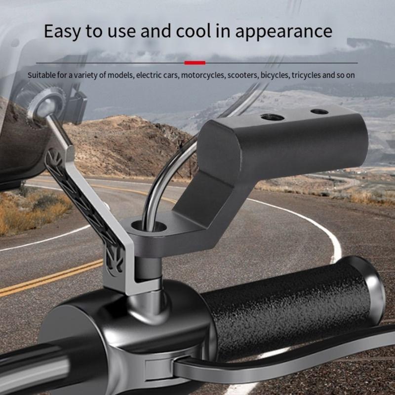 Rearview Expander Bracket Motorbike Accessories Support Holder for Scooters Extension Bracket Mounting Bracket