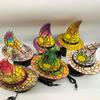 LED Witch Hat Table Lamp USB Socket Bedroom Ornament New Bedroom Decoration