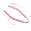 Heatless Curling Rod Headband with Tail Rope Soft Rubber Prevent Damage DIY Hair Curls Roller for Sleeping Pink