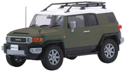 Fujimi Model 1/24 Auto NEXT Series Nr. 9 EX-6 Toyota FJ Cruiser (Zweifarbiger dunkelgrüner Typ) Auto NX-9 EX-6