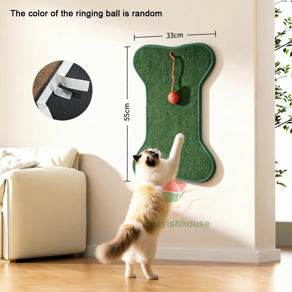 Cat Sisal Mat Furniture Wall Anti-Scratch Pad Wear-resistant Cat Scratching Board for Cat Paw Training Protect Couch and Carpets