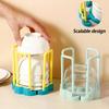 Rotating And Extendable Dish Rack Kitchen Storage Rack Drain Rack Small Dish Organizer For Stovetop