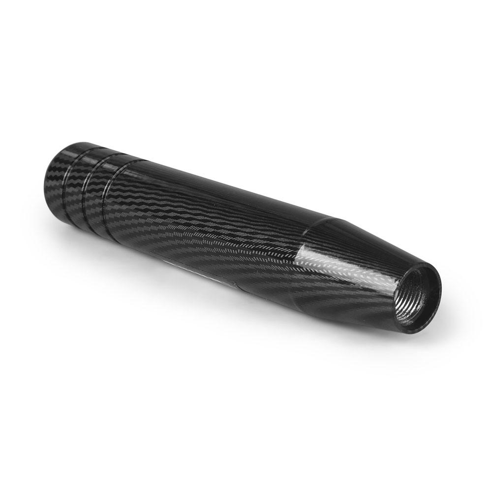 Buton Schimbător Viteze Stil Fibră de Carbon Aluminiu 18CM Mașină de Curse Universal Transmisie Manuală Manetă Schimbător cu Trei Adaptoare