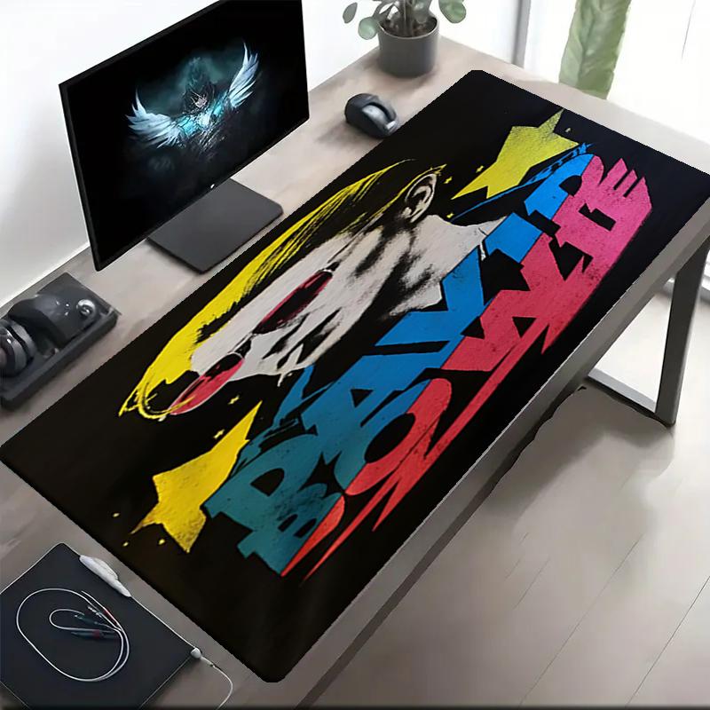 David Bowie Theme Mouse Pad, Non Slip Rubber Base, Multifunctional Office & Home Decor, Perfect for Workspace Personalization.