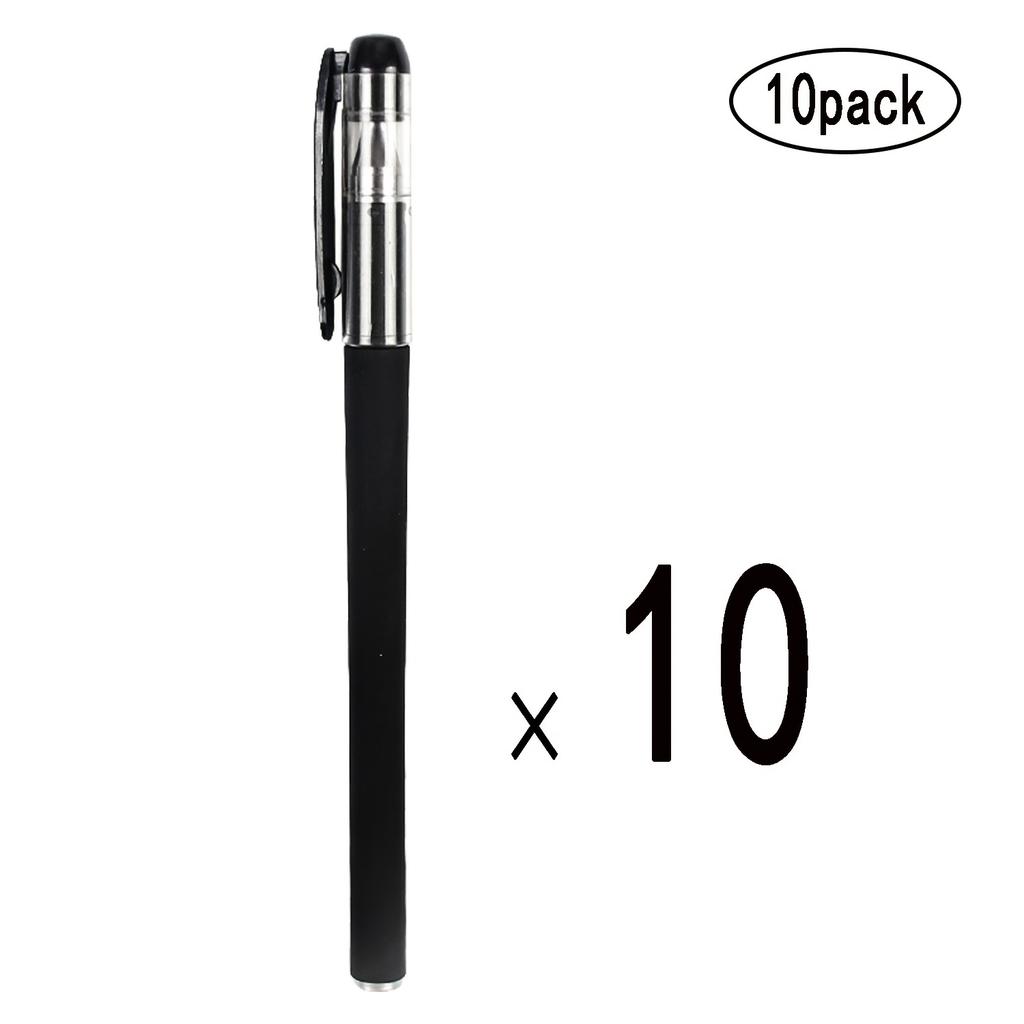 10/20 Pack Black 0.5mm Neutral Gel Pens | Quick-Drying, Smooth-Writing Office & School Supplies for Business, Study & Daily Use
