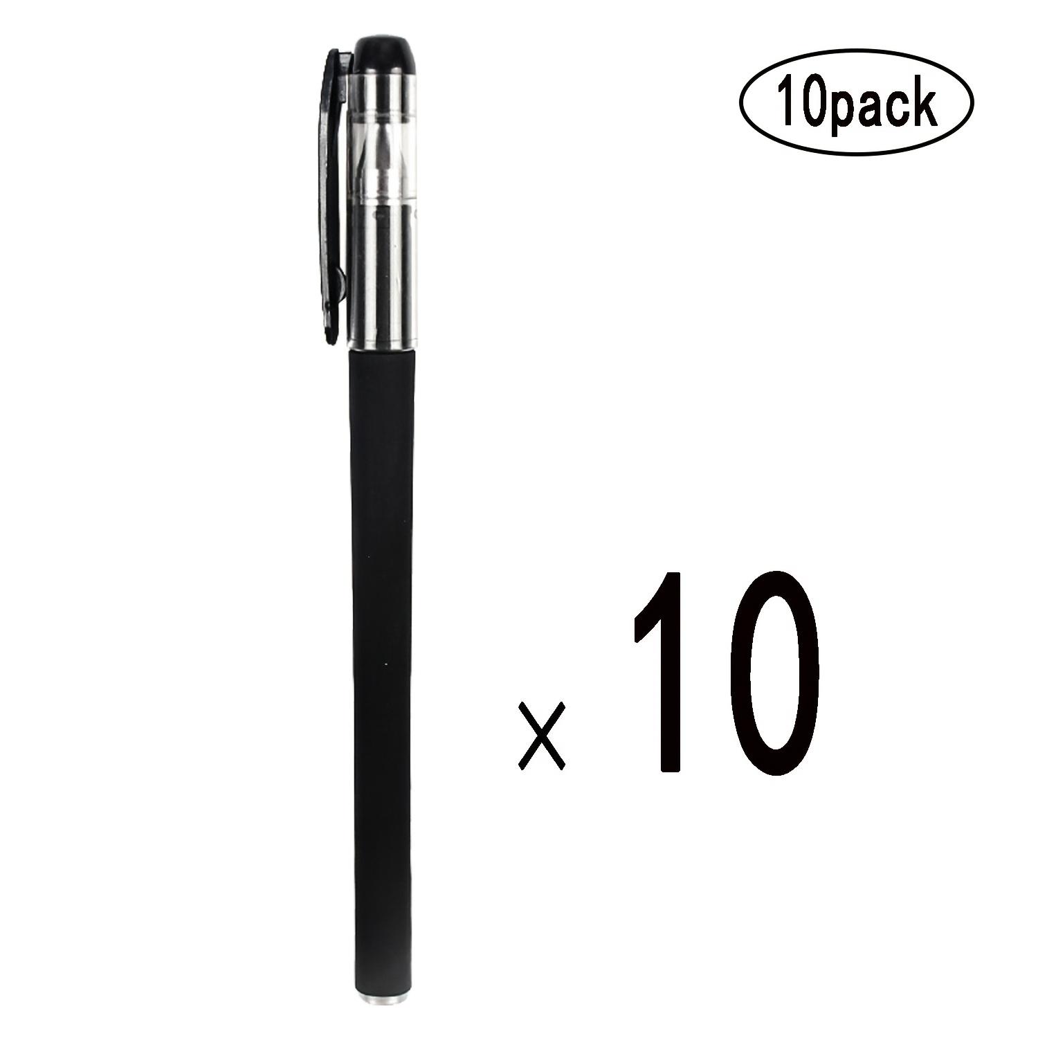 

10/20 Pack Black 0.5mm Neutral Gel Pens | Quick-Drying, Smooth-Writing Office & School Supplies for Business, Study & Daily Use black