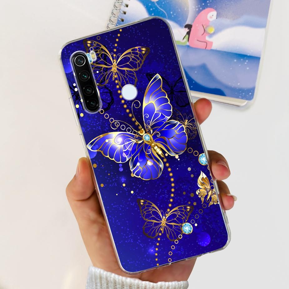 For Xiaomi Redmi Note 8 Case Note 8T Luxury Painted Cover Clear Silicone Phone Case For Redmi Note 8 Pro Note8 Note8T Soft Shell