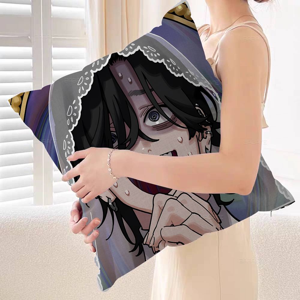 Manga Gokurakugai Pillow Gifts Home Office Furnishings Bedroom Sofa Car Cushion Cover Case Xcm