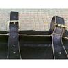 Bull Leather Motorcycle Side Pouch Saddle Panniers Bag Pouch 3 Bags