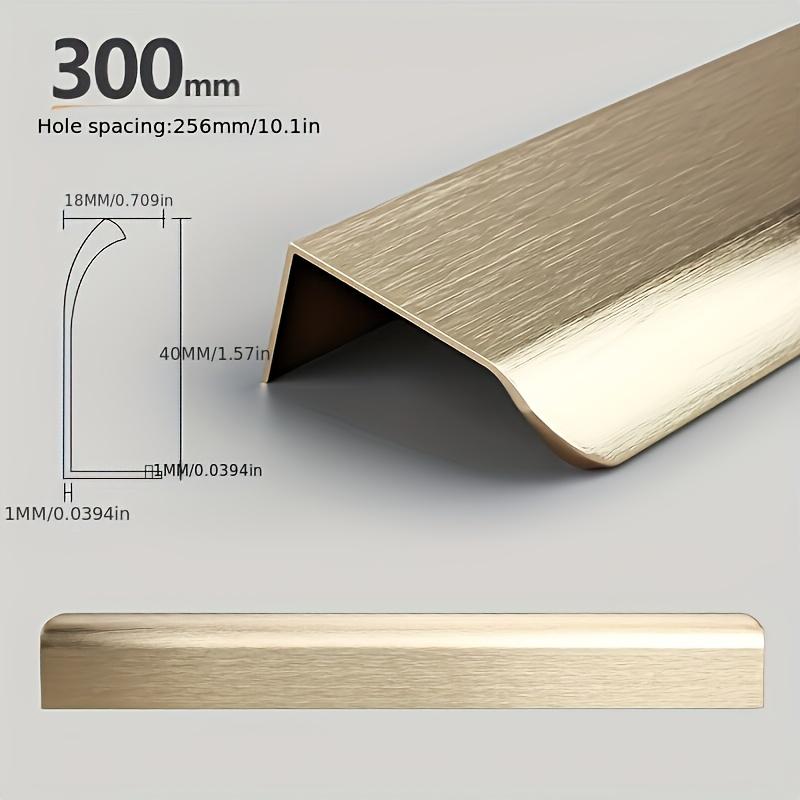 Mânere Ascunse pentru Mobilă Auriu Negru Alb Mânere pentru Dulap de Bucătărie Fără Găuri Mânere pentru Dulapuri și Sertare Mâner Arc pentru Dulap Mâner pentru Mobilă de Ușă