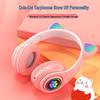 B39 Cat Ear Wireless Bluetooth Over-Ear Headphones: Luminous, Foldable, Heavy Bass, Gaming