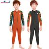 Kids 2.5mm Neoprene Wetsuit Snorkeling Swimming Diving Warm Full Body Long Sleeve Suit Boys Ages 3-12