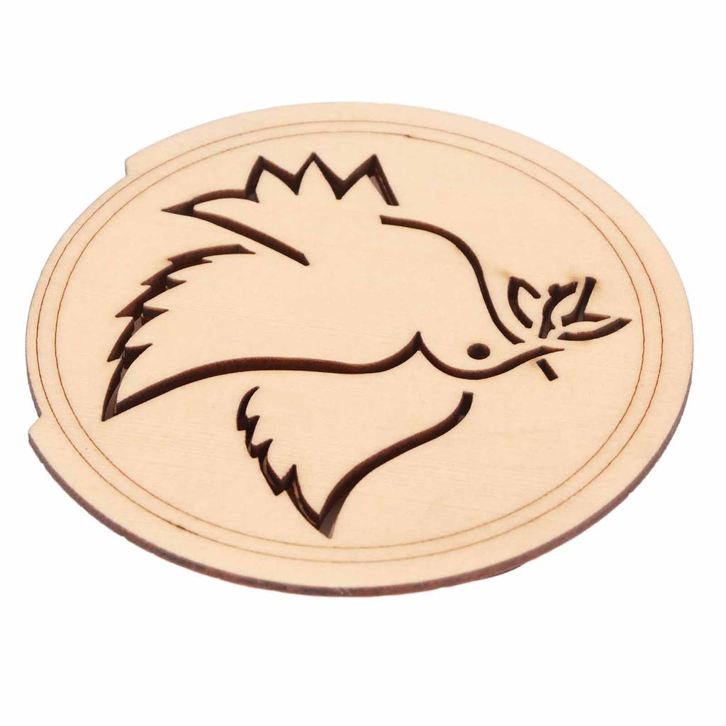 Guitar Sound Hole Cover Maple Strong Wear Resistance Decorative Pattern Guitar Accessory