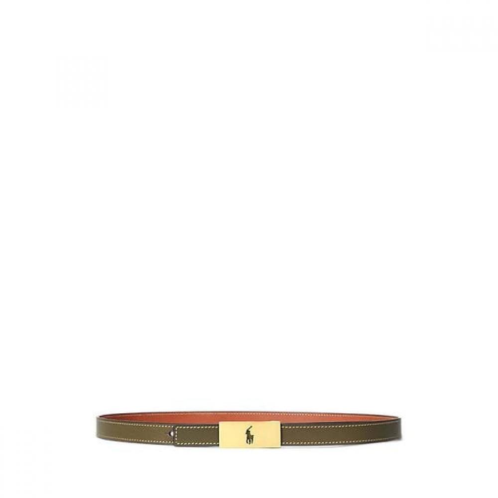 Polo Ralph Lauren Women Reversible Vachetta Leather Belt Wapoblt09m20101999 XS