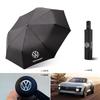 For Volkswagen VW Car Logo Automatic Folding Windproof Sunshade Umbrella For VW Polo Bora Sagitar Golf Passat Touareg Tiguan Sharan Lavida T-CROSS