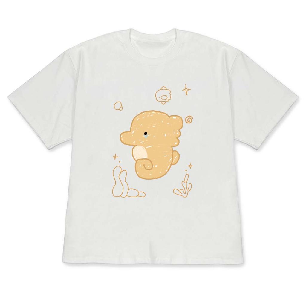 Cute Shark Graphic ShortSleeve Tshirt Minimalist Ocean Aesthetic Casual Top Kawaii Blue Shark Crew Neck Tee for Women Unisex