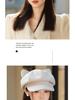 Retro Korean-Style Women's Beret: Octagonal Duckbill Hat with Cat Ears, Perfect for Autumn/Winter and Large Head Circumference