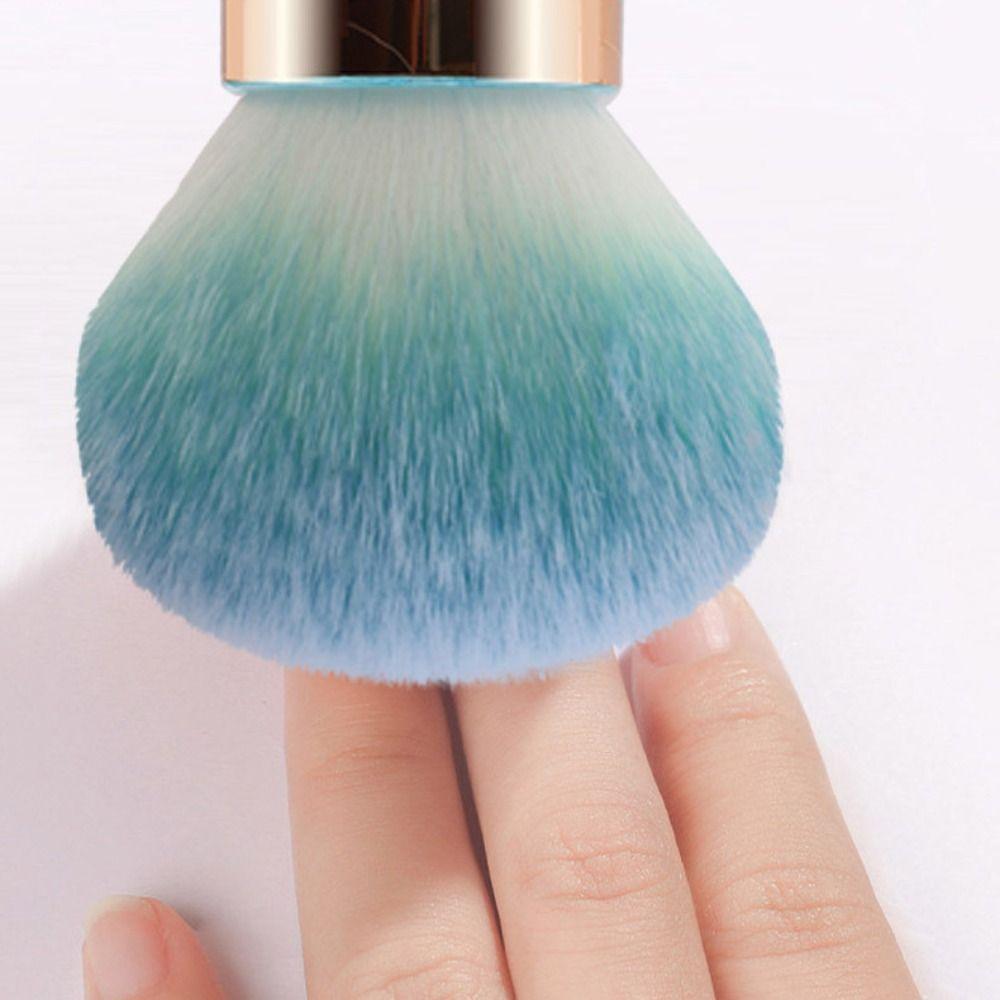 Dust-proof Nail Cleaning Brush Rhinestone Shape Makeup Brush Mini Powder Blusher Brush  Travel