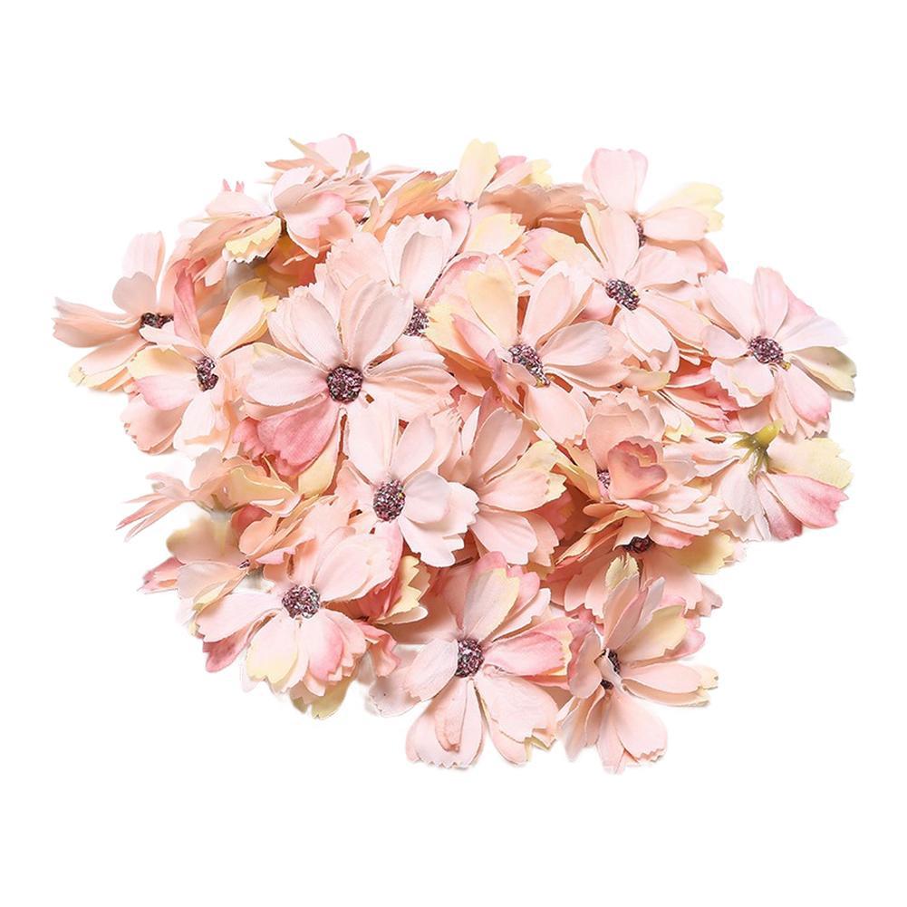 Praktische Verpackungsgröße DIY Blumendekoration Seidenblumenköpfe