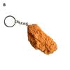 Klíčenka s jídlem Imitace Kuřecí stehno Křídla Kuřecí nugety Přívěsek