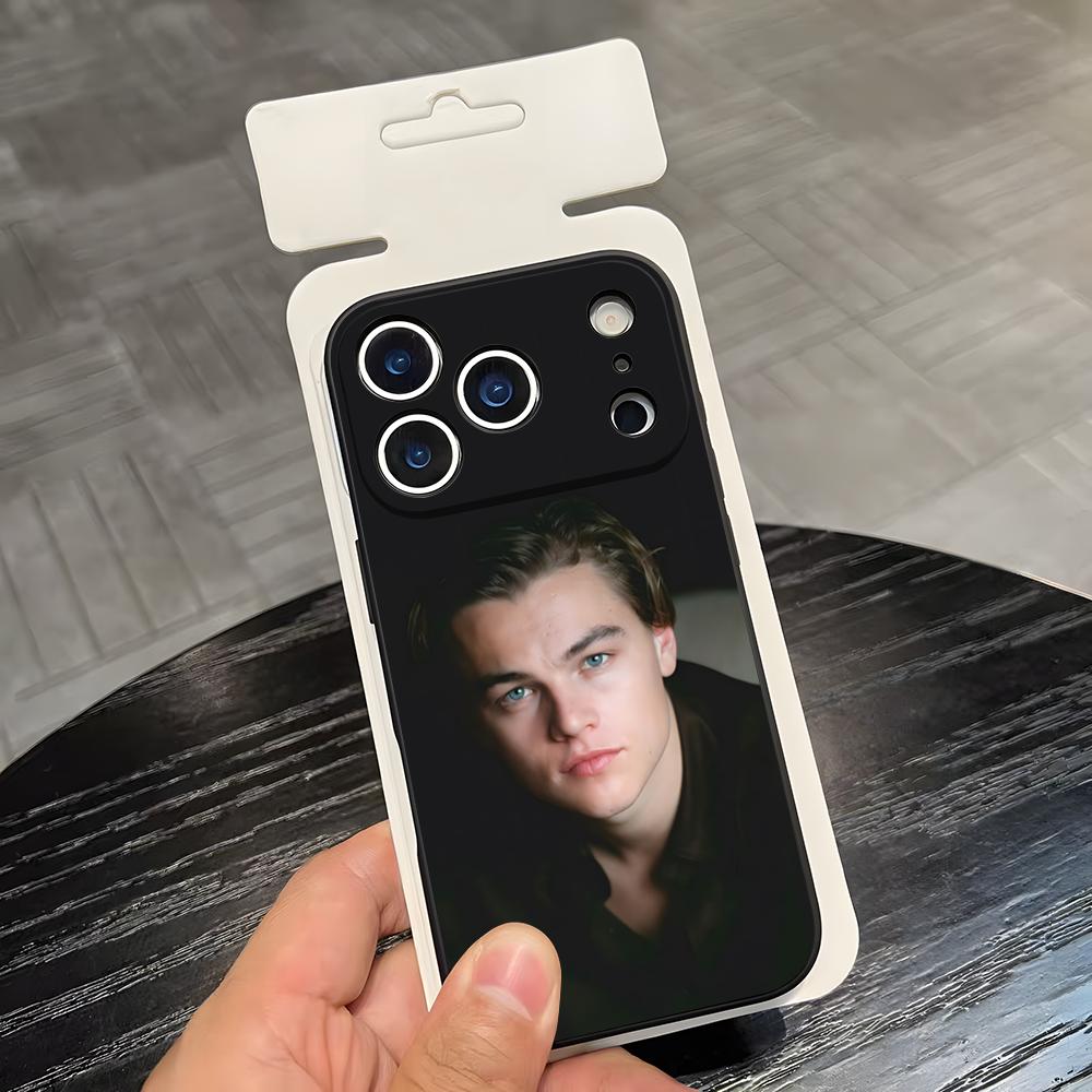 H-handsome L-Leonardo Phone Case For IPhone 17 Air 16 E Pro Max 15 14 13 Mini 12 Pro 11 Max Plus Black Soft Shell