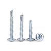 Qiansuluo Blue-White Zinc Self-Tapping Drill Screws with Washer Head