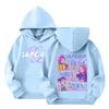 Children's Hooded Gradient Printed Long Sleeved Sweatshirt Loose  Sweatshirt  Sweatshirt