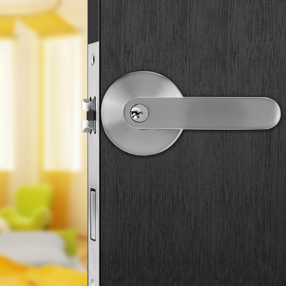 Modern Handle Door Lock Universal Door Entrance Lever for Bedroom Bathroom