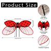 Realistic Ladybugs Wing For Halloween Cosplay And Themed Parties Easy Wear Design Safe Role Play Wing For Children