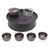 Outdoor Camping Tea Set Multifunctional Lightweight Portable Pure Ti Camping Tea Brewing Cup Set
