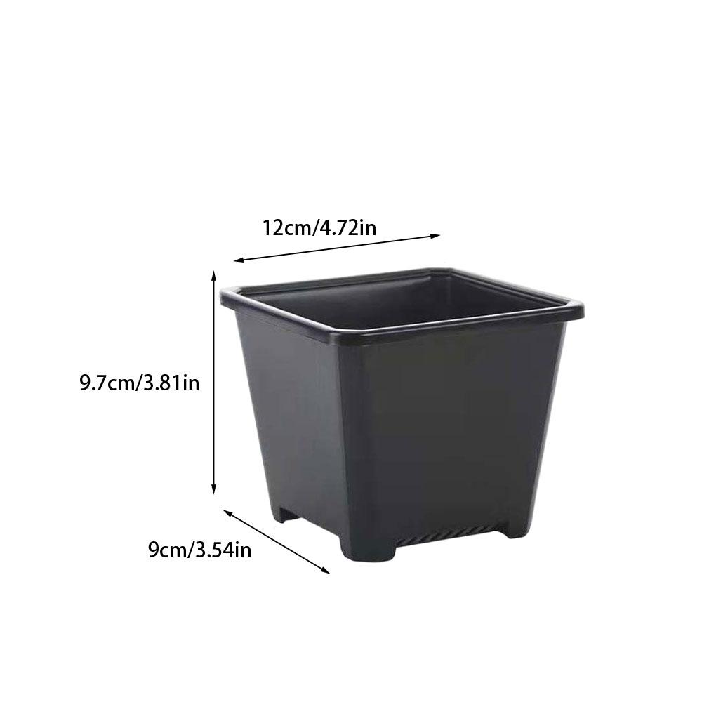 Čtvercový plastový květináč Květináče Gadgety pro pěstování rostlin Příslušenství Kontejner pro školku Zahradní ozdoby