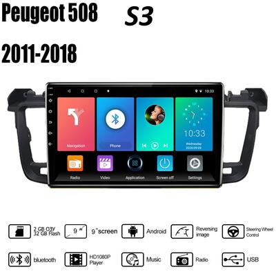 2Din Für Peugeot 508 2011-2018 Android Auto Stereo Radio Multimedia Video Player Navigation GPS Head Unit Carplay 2 + 32GB