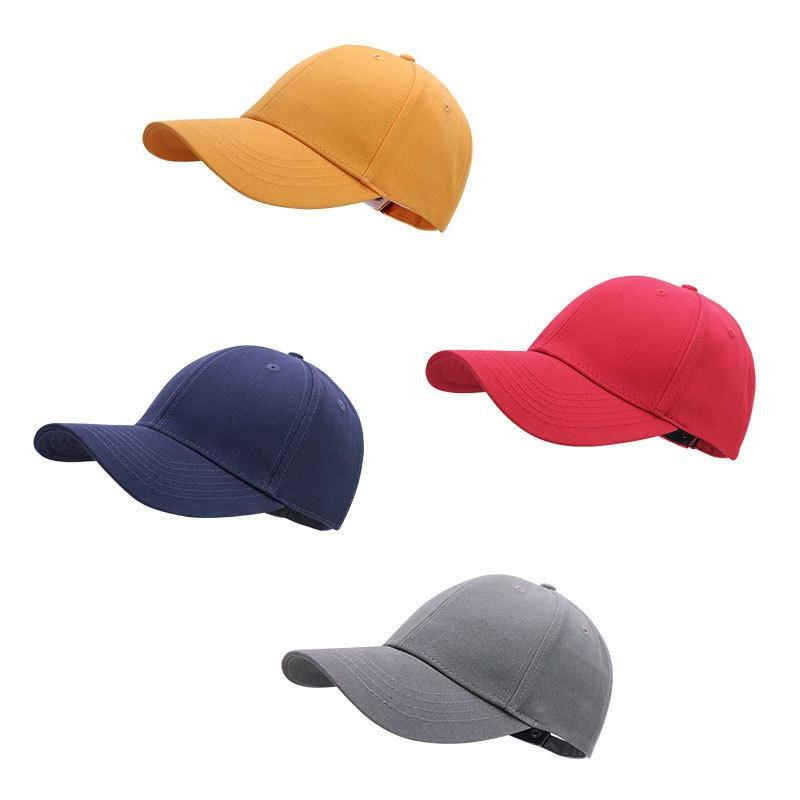 Haohan Cotton Baseball Cap Men's and Women's New Trend Cap Spring and Summer Solid Color Sunshade