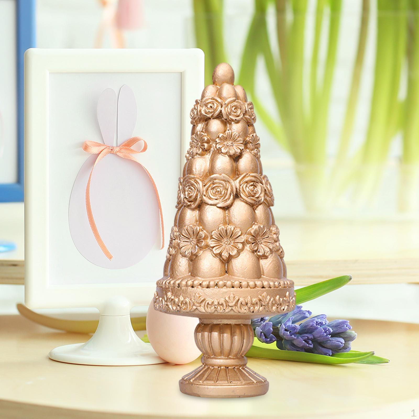 

Пасхальная елка, декоративная фигурка для полки в домашнем офисе Gold