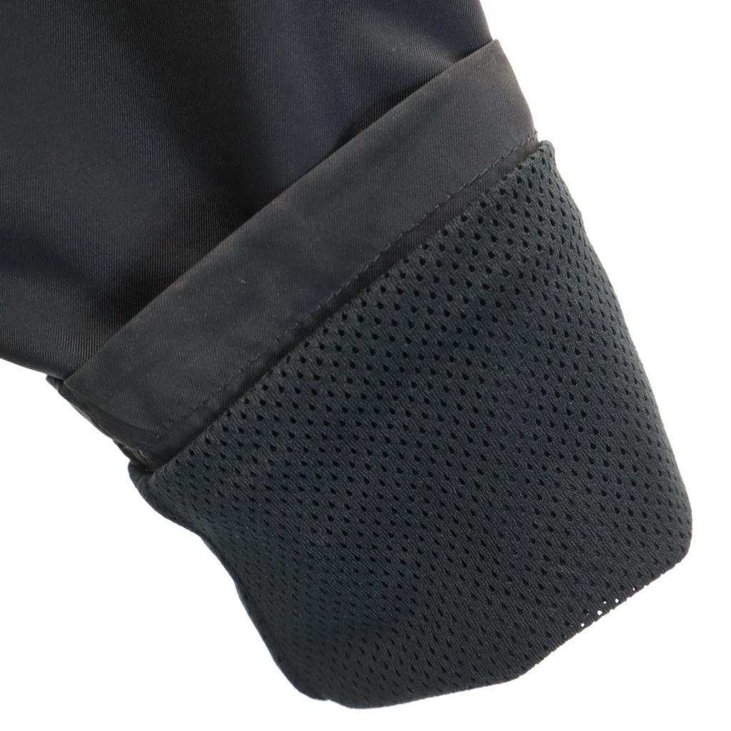 Nike Half Zip Food Jacket L Black Mesh Lining Men's Used