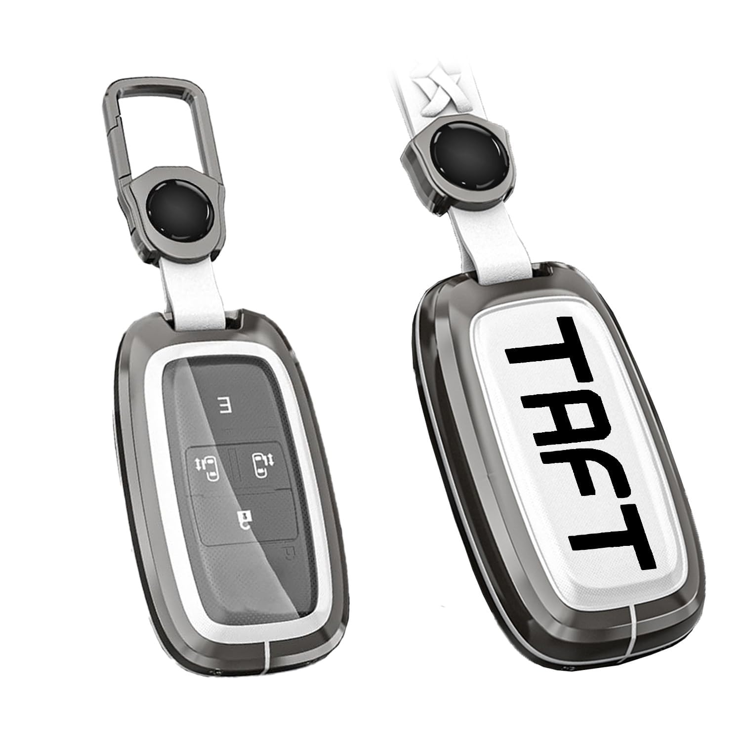 

Yamlten Taft Key Case, TPU Assembly Key Case, Zinc Metal, Daihatsu Taft Car Key Holder, white білий