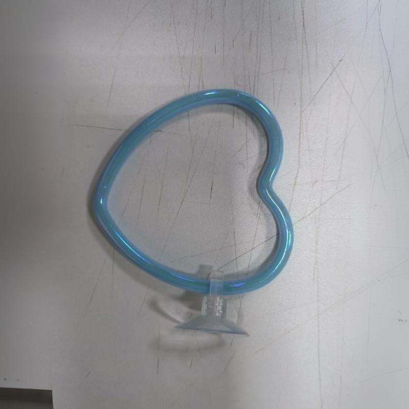 Betta Exercise Ring 1/6Pcs Suction Cup Heart Shaped Fish Training Toy for Home Aquarium Fish Tank Decor