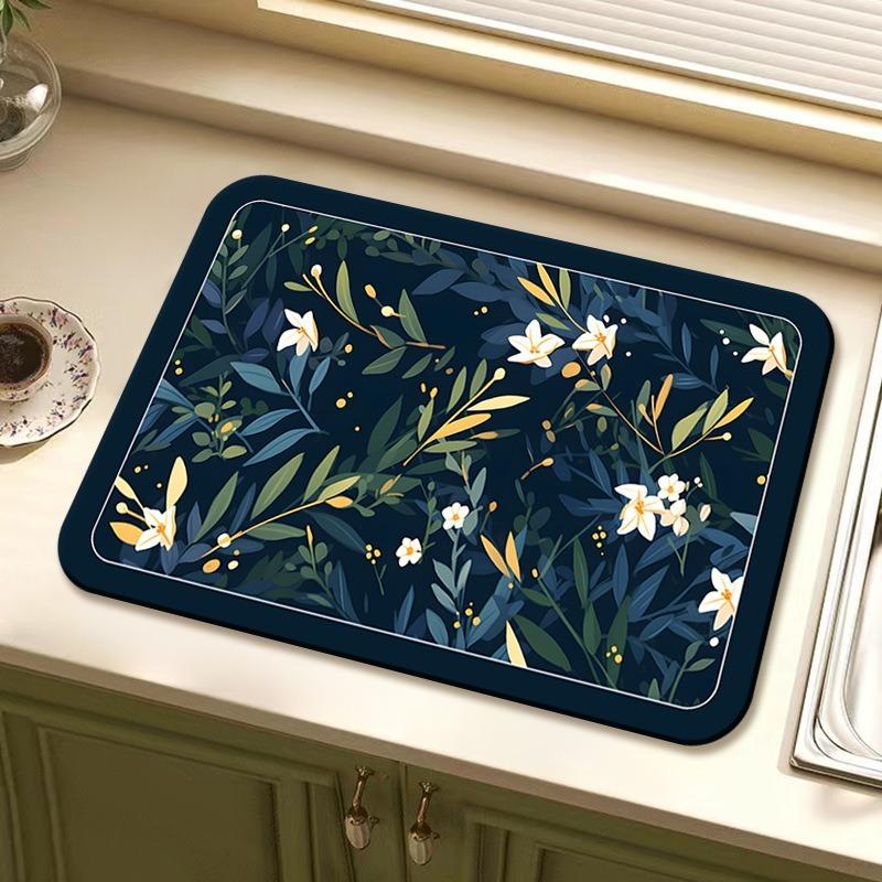 Diatom Mud Non-slip Pad Wear-resistant Quick-drying Mat Heat-Resistant Anti-Scald Table Pad Home Decor Anti-Scald Table Mat
