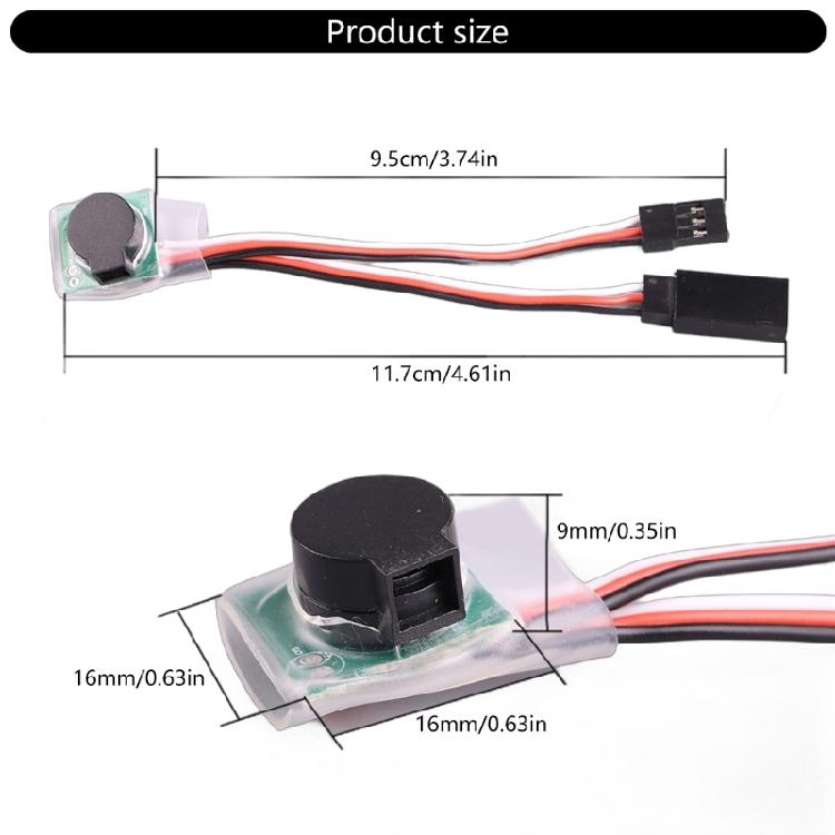 Buzzer 85dB Remote Control Quadcopter Finder Aircraft Finder Alarm Tracking Alarm for Lost Helicopter