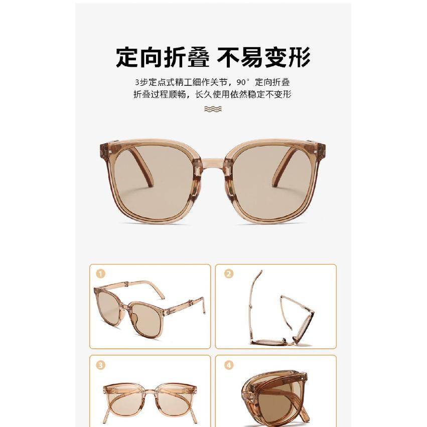 Folding Sunglasses, Portable, Ultra Light Sun Protection, UV Protection, Sunglasses for Both Men and Women