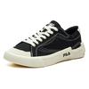 FILA Fusion Canvas Fashion Comfortable Low-Top Skate Shoes Men sneaker Black T12M125107FBK