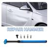 Car Dent Repair Tool Kit, 6 PCS Paintless Removal Tools Telescopic Aluminum Alloy Hammer with 5 Replacement Heads for