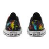 Converse Chuck Taylor All Star Low Top Kids Canvas Shoes Black Multicolor Teenagers 670350C
