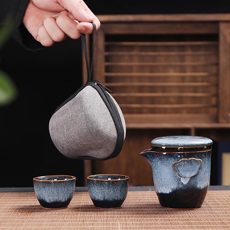 Travel Kung Fu Ceramic Tea Set