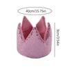 Ins Baby Shower Girl Glitter Pink Crown Boy Birthday Party Headwear Stage Performance Headband Star Fairy Stick