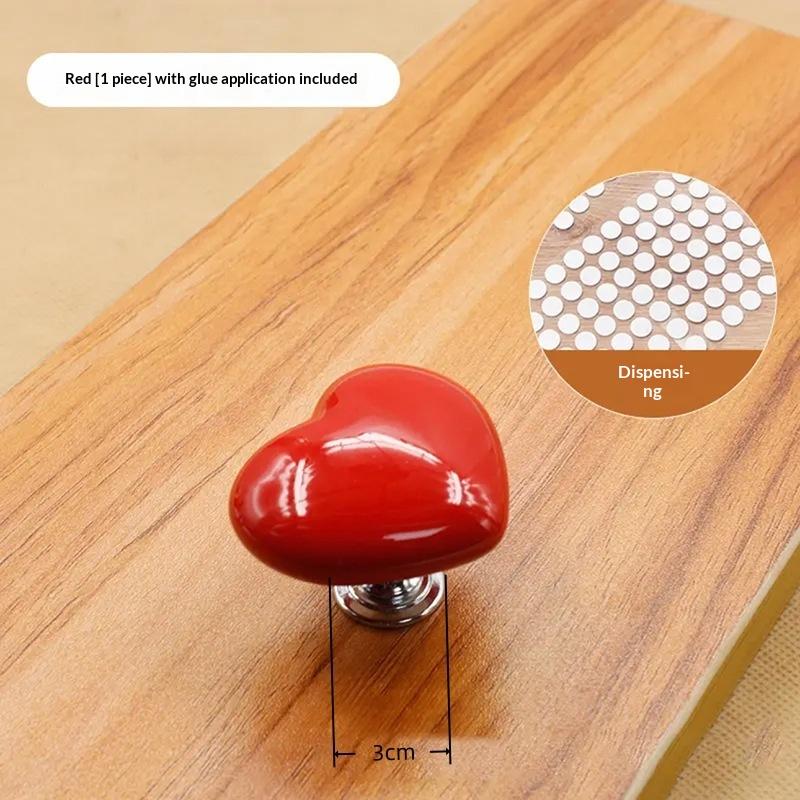1Pcs Bathroom Water Tank Buttons Heart Shape Toilet Presser Love Toilet Press Button Bathing Room Decor Nail Protector