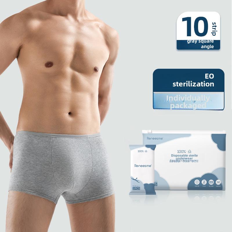 

Стерильное одноразовое мужское нижнее белье, индивидуально упакованное, необходимое для путешествий, можно стирать 4XL (85-95 kg)