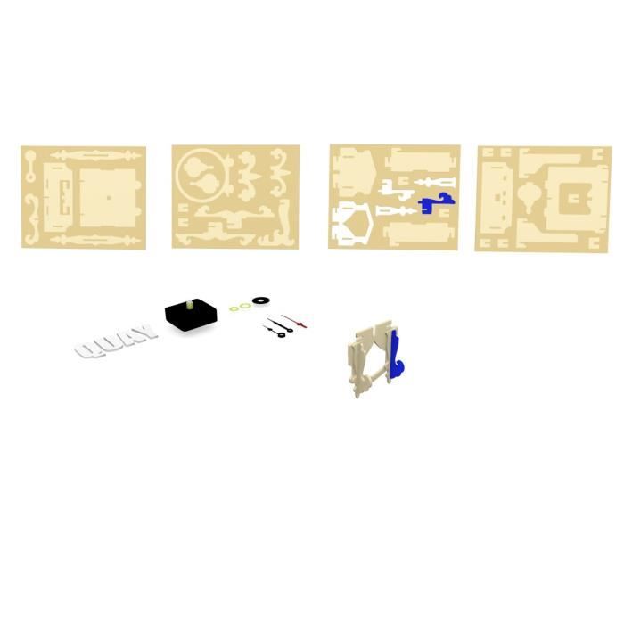 Maquette en bois Horloge