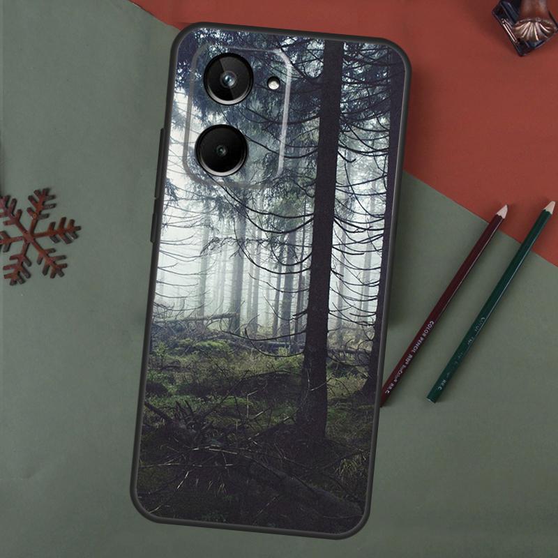Nature Forest Mountain For Realme C55 C35 C33 C31 C30 C25 C21Y C15 C11 8 9 10 11 Pro Plus GT Neo 5 3 2 2T 3T Case