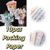 10pcs Tear-Resistant Flower Wrapping Paper Wedding Bouquets Packing Material  Gift Presentation